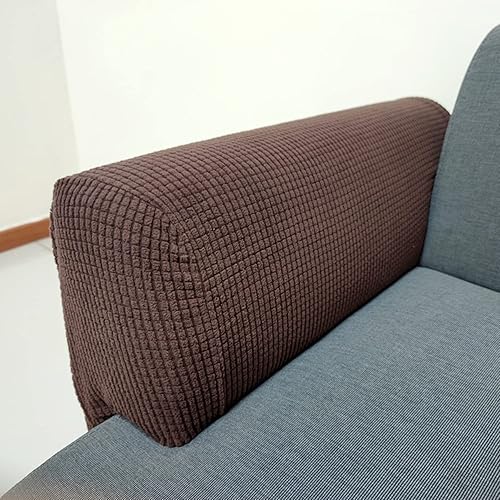Fundas elásticas de jacquard para reposabrazos de elastano, tejido suave europeo, fundas antideslizantes para sillas, sofá, sillón, fundas para sofá