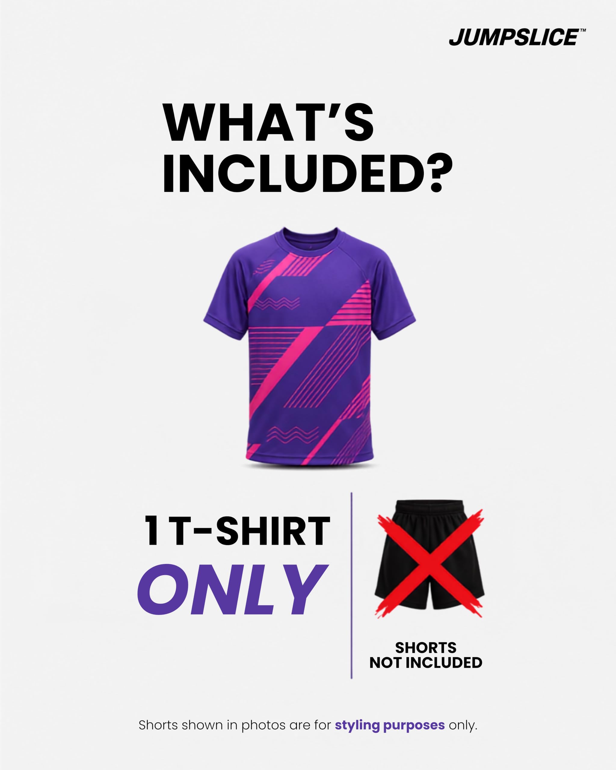 JUMPSLICE Girls Dry-Fit Sports T-Shirt | Quick-Dry Moisture-Wicking Raglan Half Sleeve Activewear for Kids 4-15 Yrs | Running, Yoga, Gym & Outdoor Play (in, Age, 12 Years, 13 Years, Regular, Purple) 4