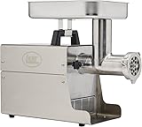 LEM Products BigBite #12 Meat Grinder, 0.75 HP Stainless Steel Electric Meat Grinder Machine, Ideal for Frequent Use Grinder #12