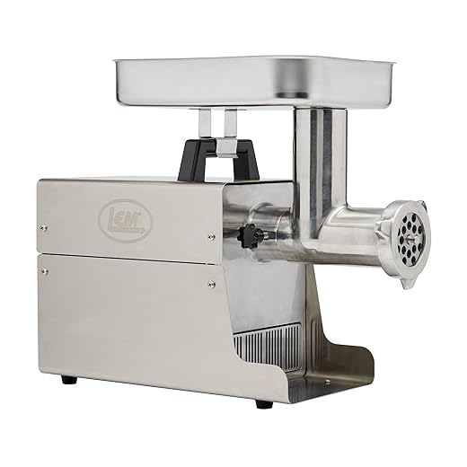 LEM Products 17801 Big Bite #12 .75HP Stainless Steel Electric Meat Grinder