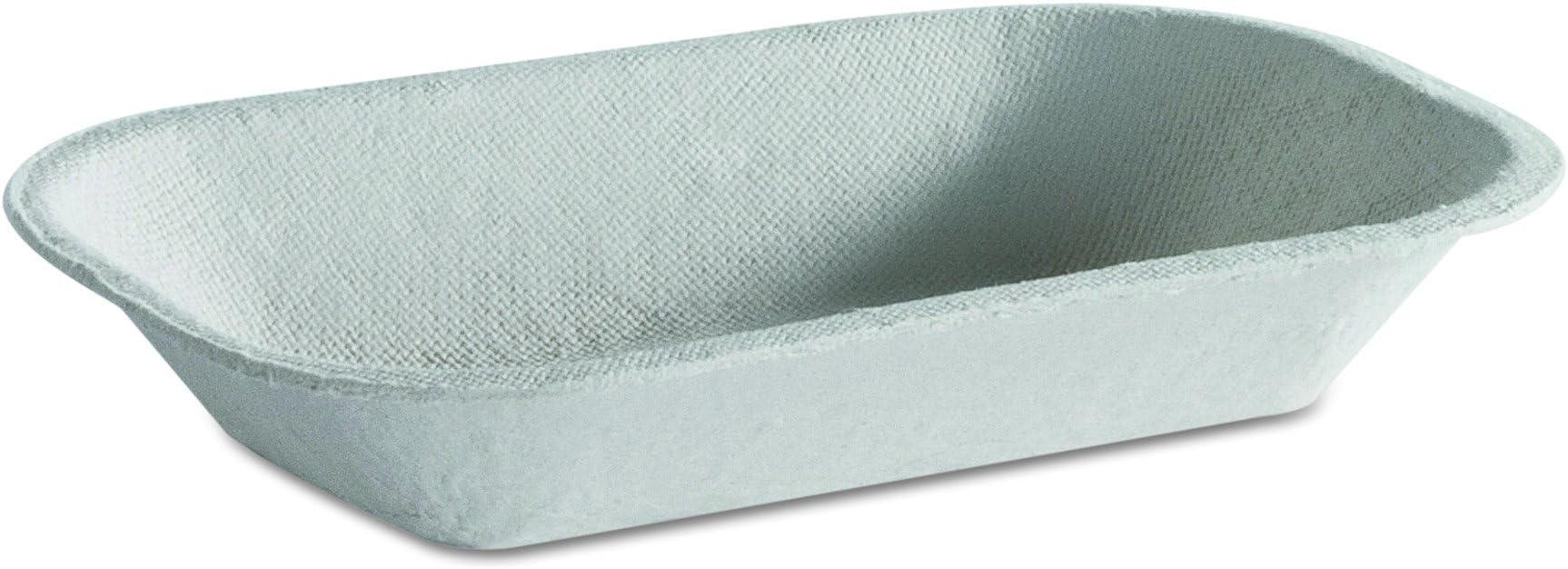 Serviceware 10407 5 Inch Length by 3-1/2 Inch Width #25 Molded Fiber Food Tray 250-Pack (Case of 4)