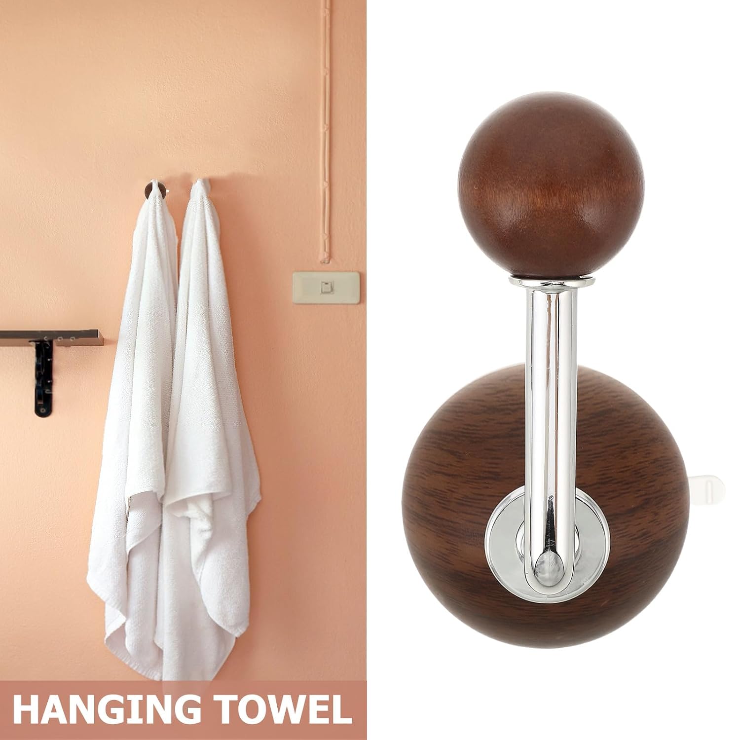 1 Pair Bathroom Scale Holder Wall Mount - Fitness Body Fat Scale Rack with Suction Cup - Easy Access Storage Shelf, Declutter Space