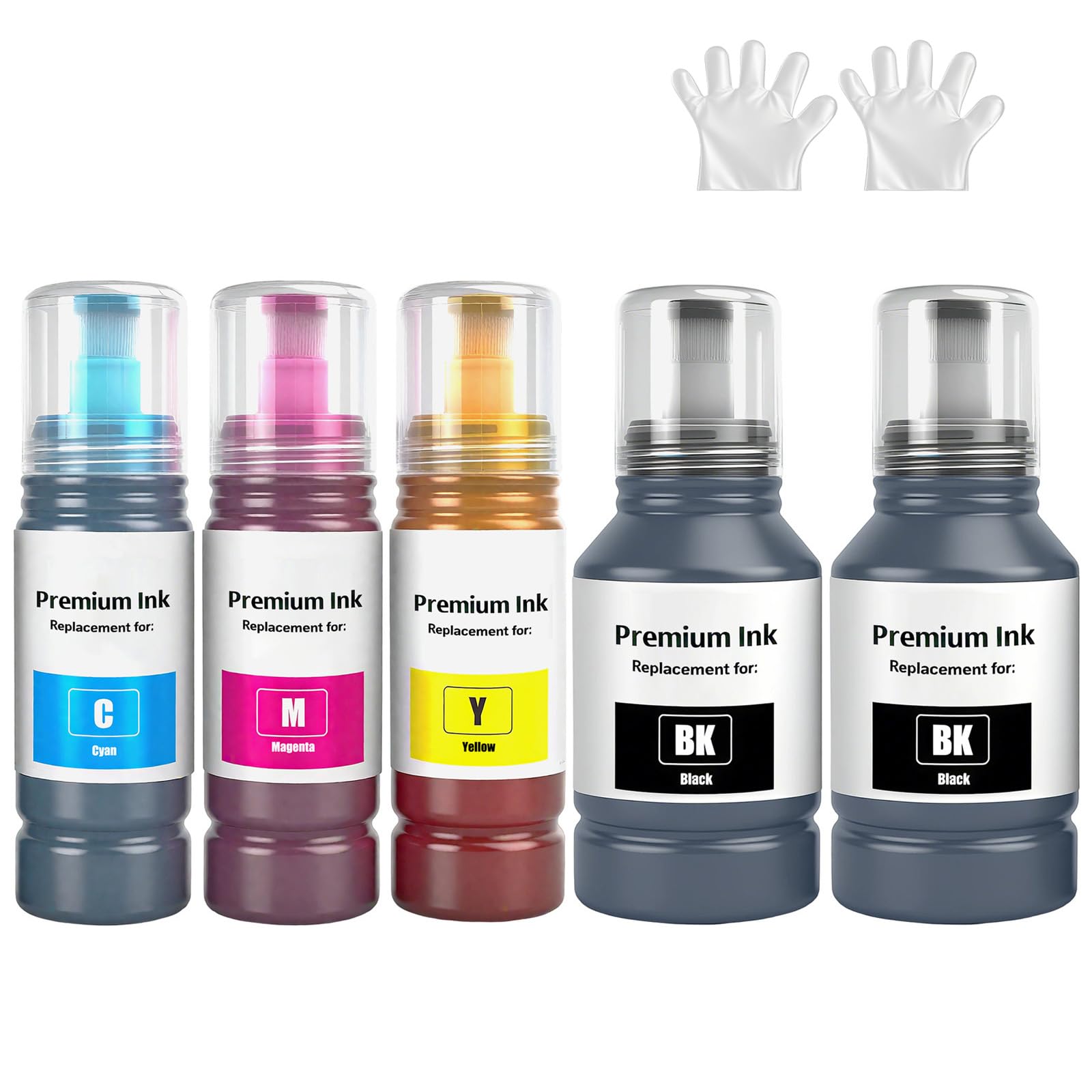 SHUOLEI Replacement for T502 Ink Refill Bottles for ET-2850 ET-3850 ET-4850 ET-15000 ET-3830 ET-2760 ET-4760 ET-3760 ET-3843 ET-2700 ET-2750 Printers.
