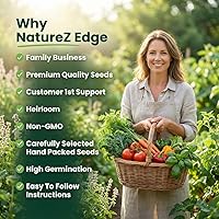 Vista 5 de Kit de semillas de 5 variedades de hierbas, orégano, cilantro, perejil, albahaca, cebollino