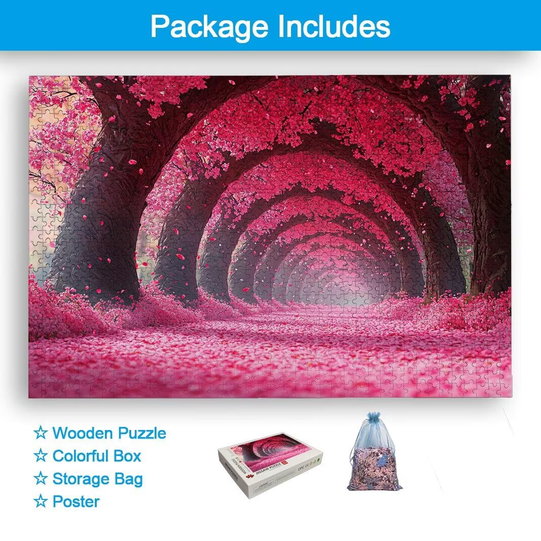 Puzzle Fleurs de Cerisier, Puzzle 2000 Pièces Adultes, Puzzles Décor -2217