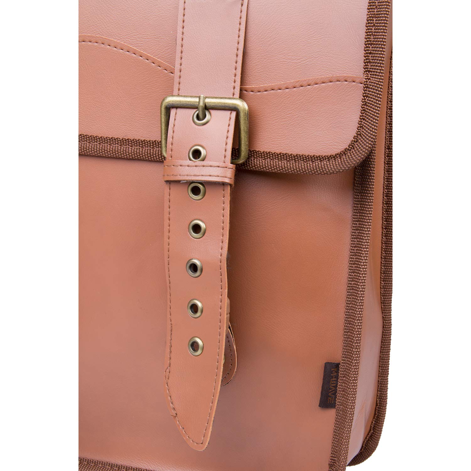 M-Wave Amsterdam Double L, Borsa portabici Unisex-Adulto, Marrone, 15 Litri