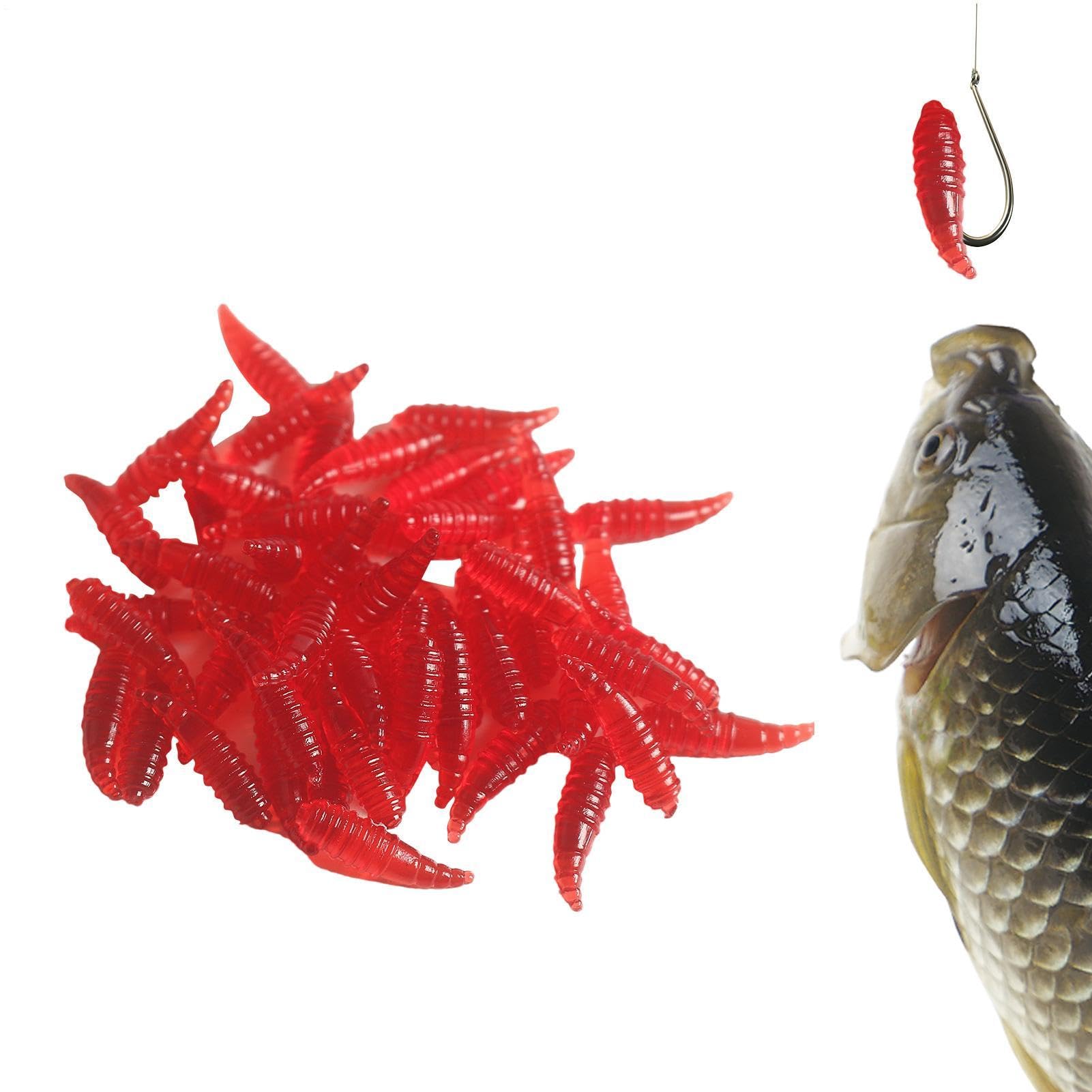Bass Fishing Worm Kit Realistic Bread Imitation Soft Polymer Fishing Baits