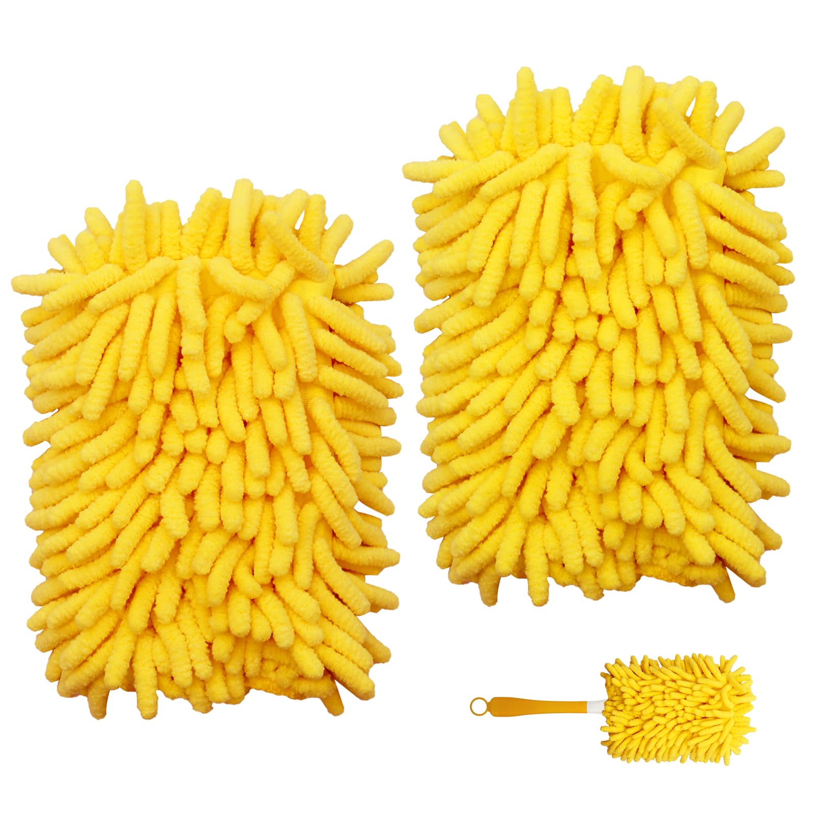 Reusable Duster Refill for Swiffer, 360 Heavy Duty Dusters Refills Compatible with Swiffer Duster Refill, Microfiber Ceiling Fan Hand Duster Refills 2 Pack(Handle is Not Included)