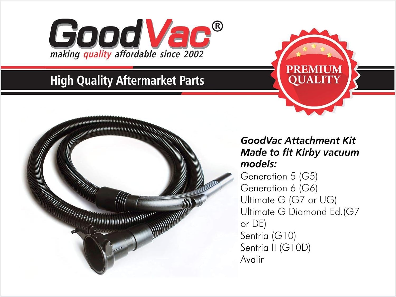 GOODVAC Attachment Set Compatible with all Kirby Vacuum Cleaners From G5 to Avalir 2