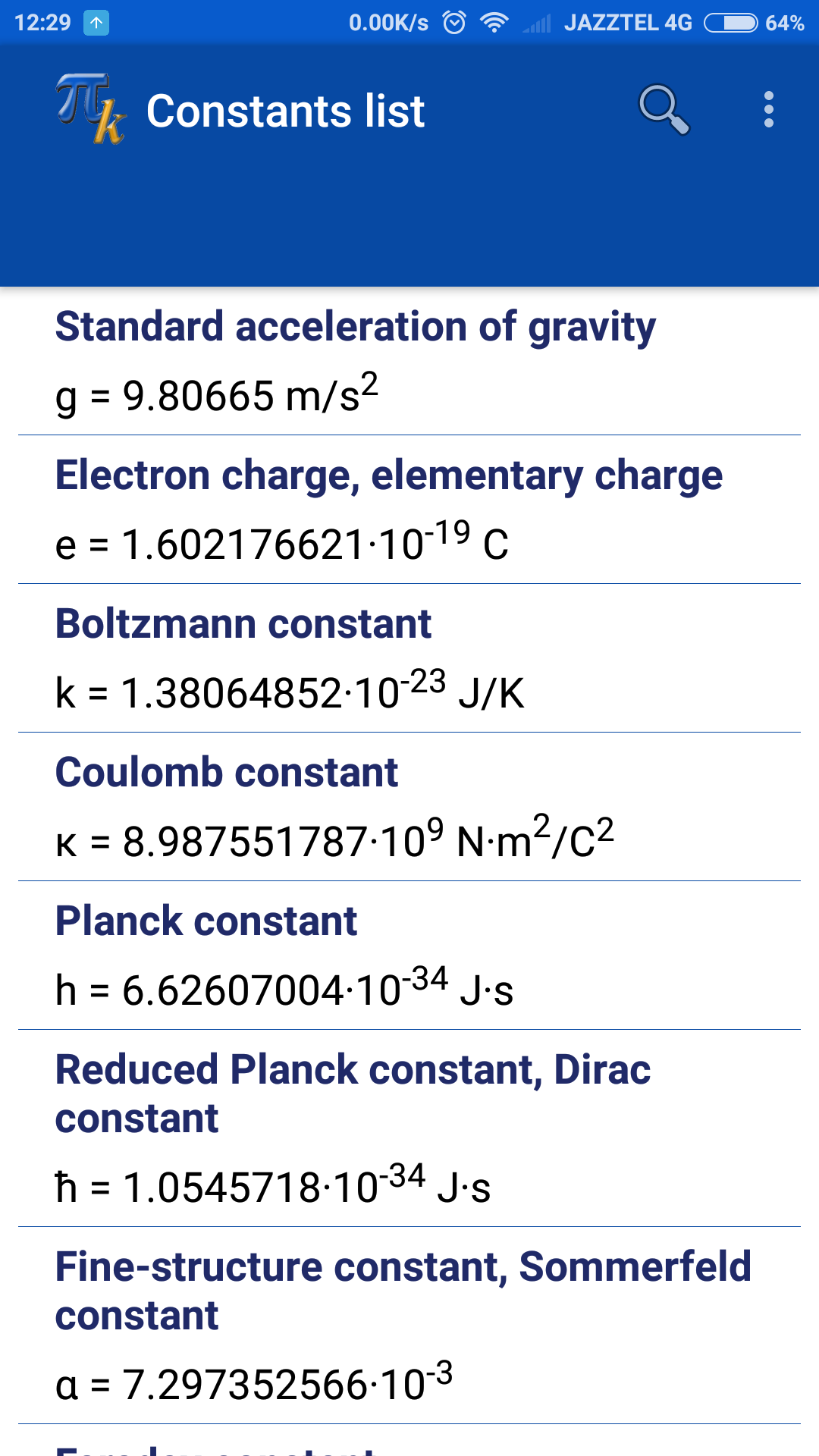 Constants Science - App on Amazon Appstore
