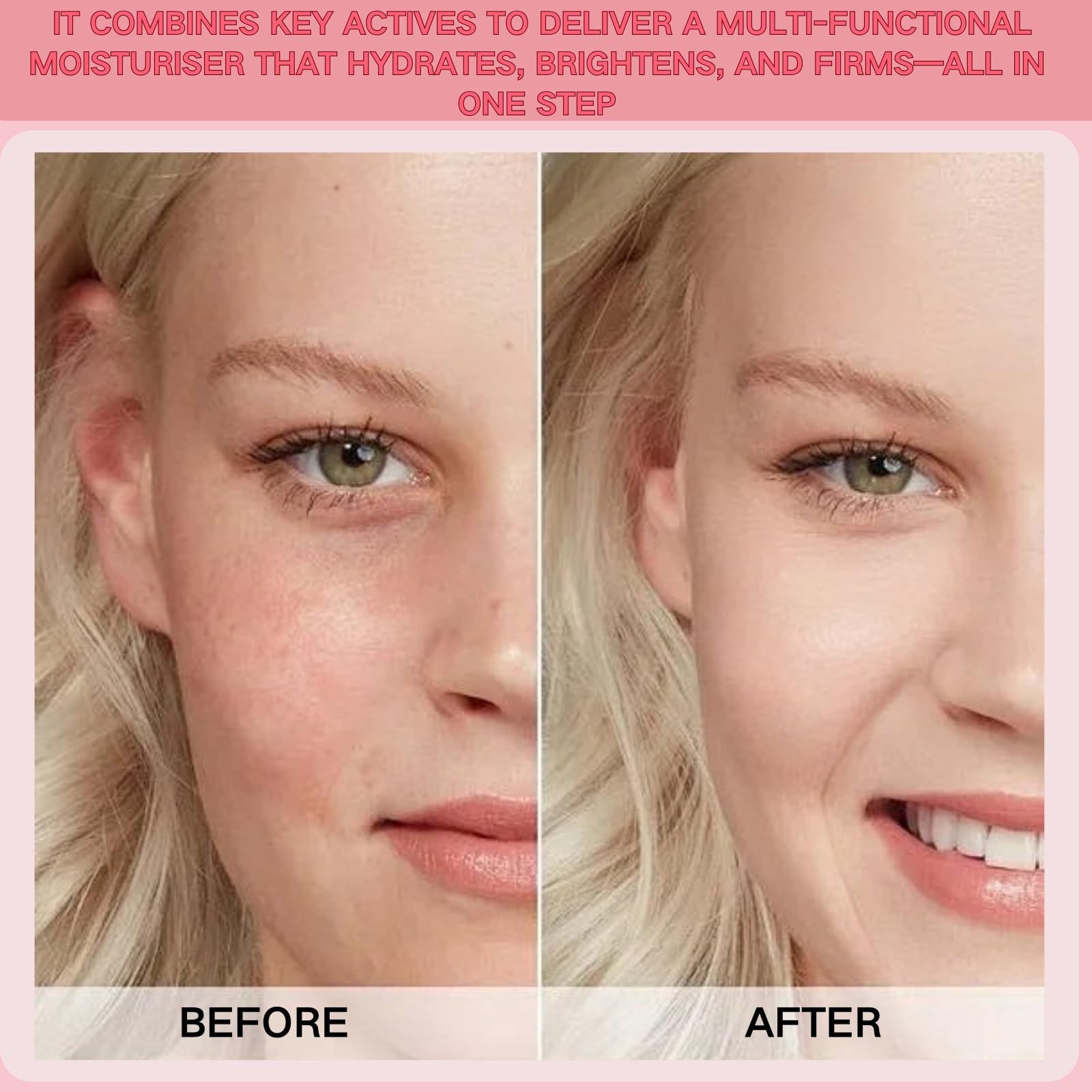 Collagen Jelly Cream, Day Night Cream for Women Anti Aging Korean Moisturiser with Niacinamide & Hydrolyzed Collagen - Image 3