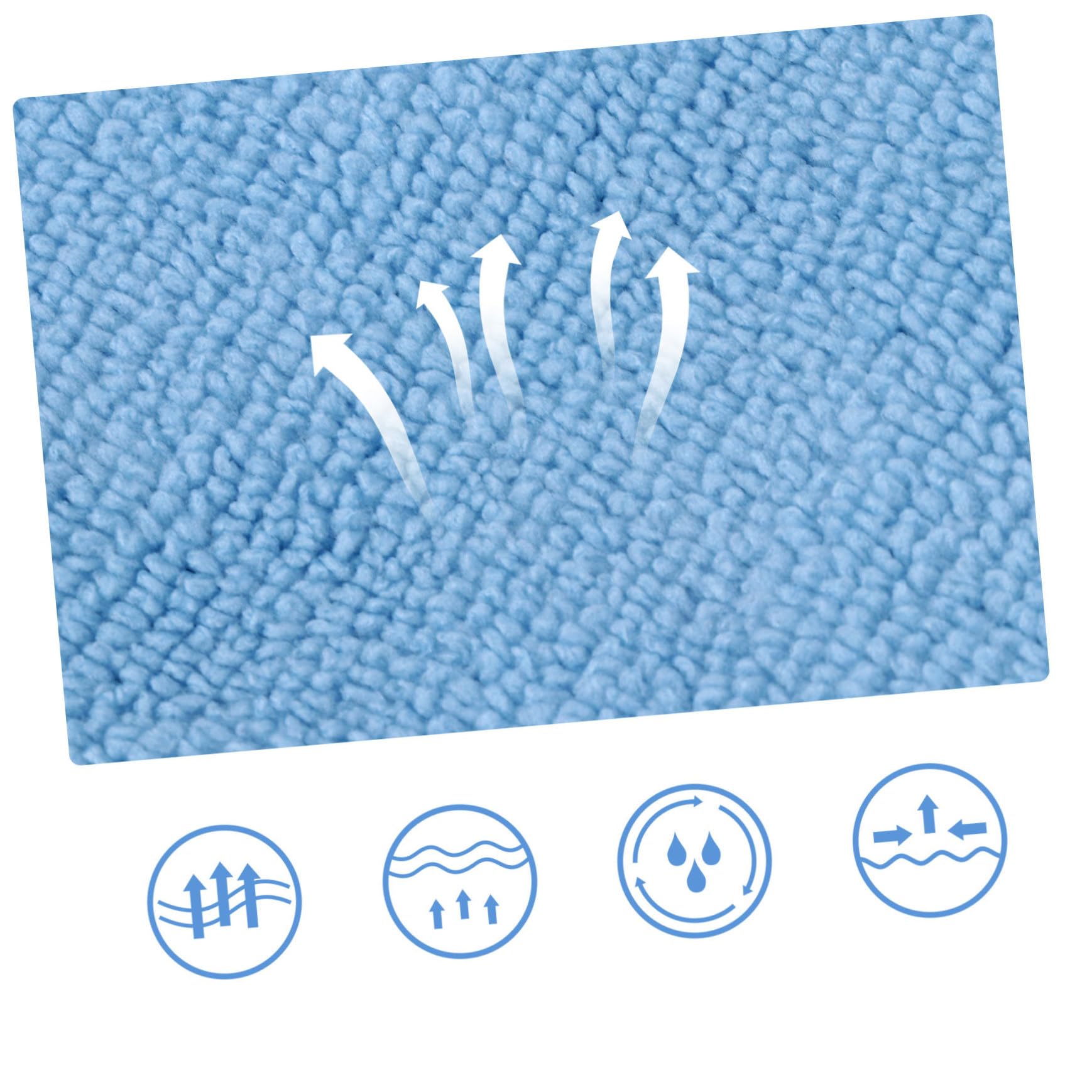 PartyKindom Drying Head Towel Hair Towels Wrap Shower Cap Dry Hair Hat Fast Absorption