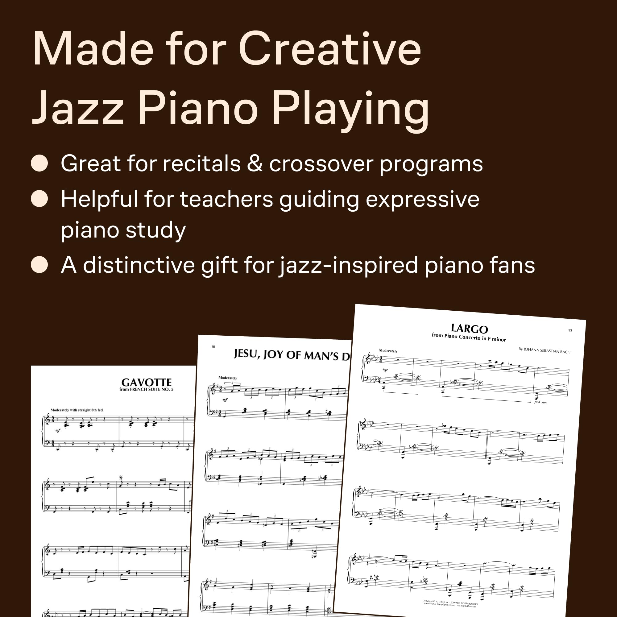 J.s. bach - all jazzed up! piano: Intermediate Piano Solo