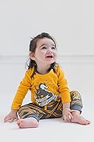 Vista 2 de Harry Potter Hufflepuff Slytherin Ravenclaw - Paquete de 4 pantalones deportivos para bebé recién nacido a bebé