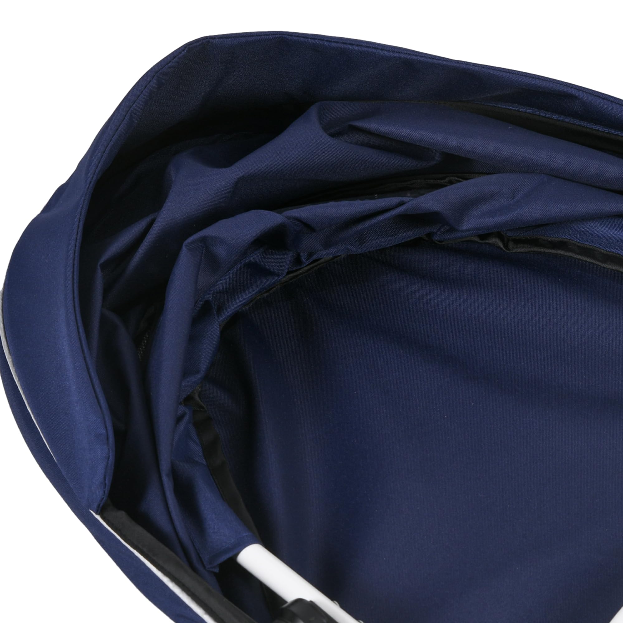 HOMCOM Triciclo per Bambini con Maniglione Multiuso, Parasole, Blu Scuro | Passeggino per Bambini, Parasole Regolabile, Cintura di Sicurezza e Cestino