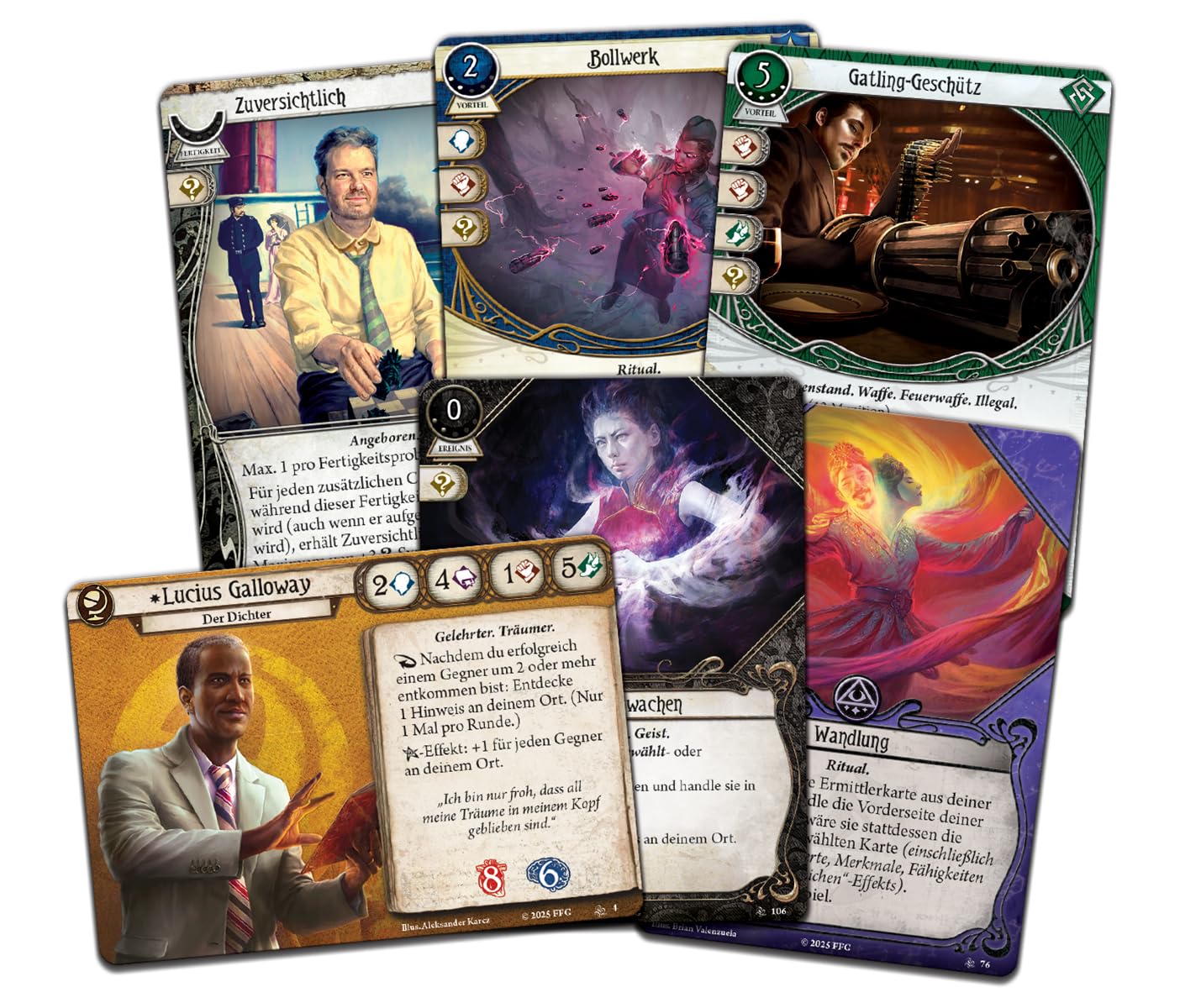 Fantasy Flight Games, Arkham Horror Das Kartenspiel - Die versunkene Stadt, Ermittler-Erweiterung, Expertenspiel, Kartenspiel, 1-4 Spieler, Ab 14+ Jahren, 45 Minuten, Deutsch, 2D