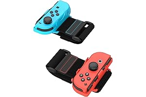TALK WORKS Wrist Band Straps for Nintendo Switch - Joy-Con Grip Accessories