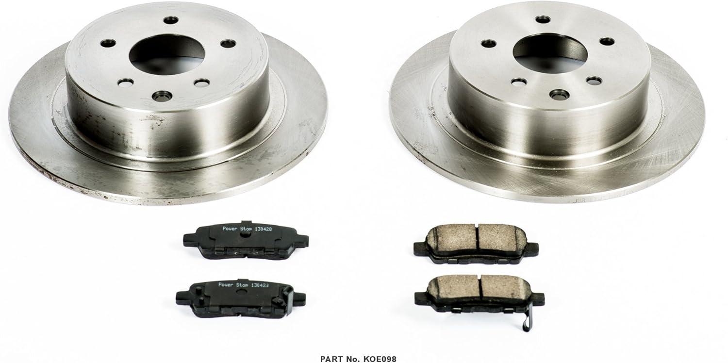 Buy 1 get 1 🔥 Power Stop KOE098 Autospecialty Rear Replacement Brake Kit-OE Brake Rotors & Ceramic Brake Pads 🛒 Crazy Deals Power Stop KOE098 Autospecialty Rear Replacement Brake Kit-OE Brake Rotors & Ceramic Brake Pads