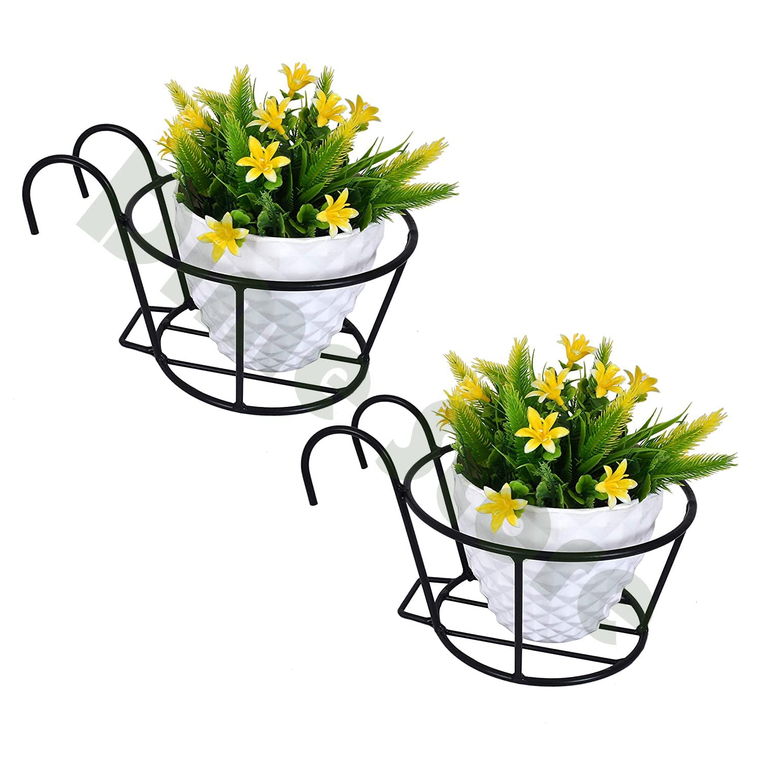 HOUSE PLANT Plant Stand Flower Pot Stand for Balcony Living Room Outdoor Indoor Plants Hanging Basket Indoor Outdoor (Set of 2, Black) (B0CRG246RH) Amazon Price History, Amazon Price Tracker