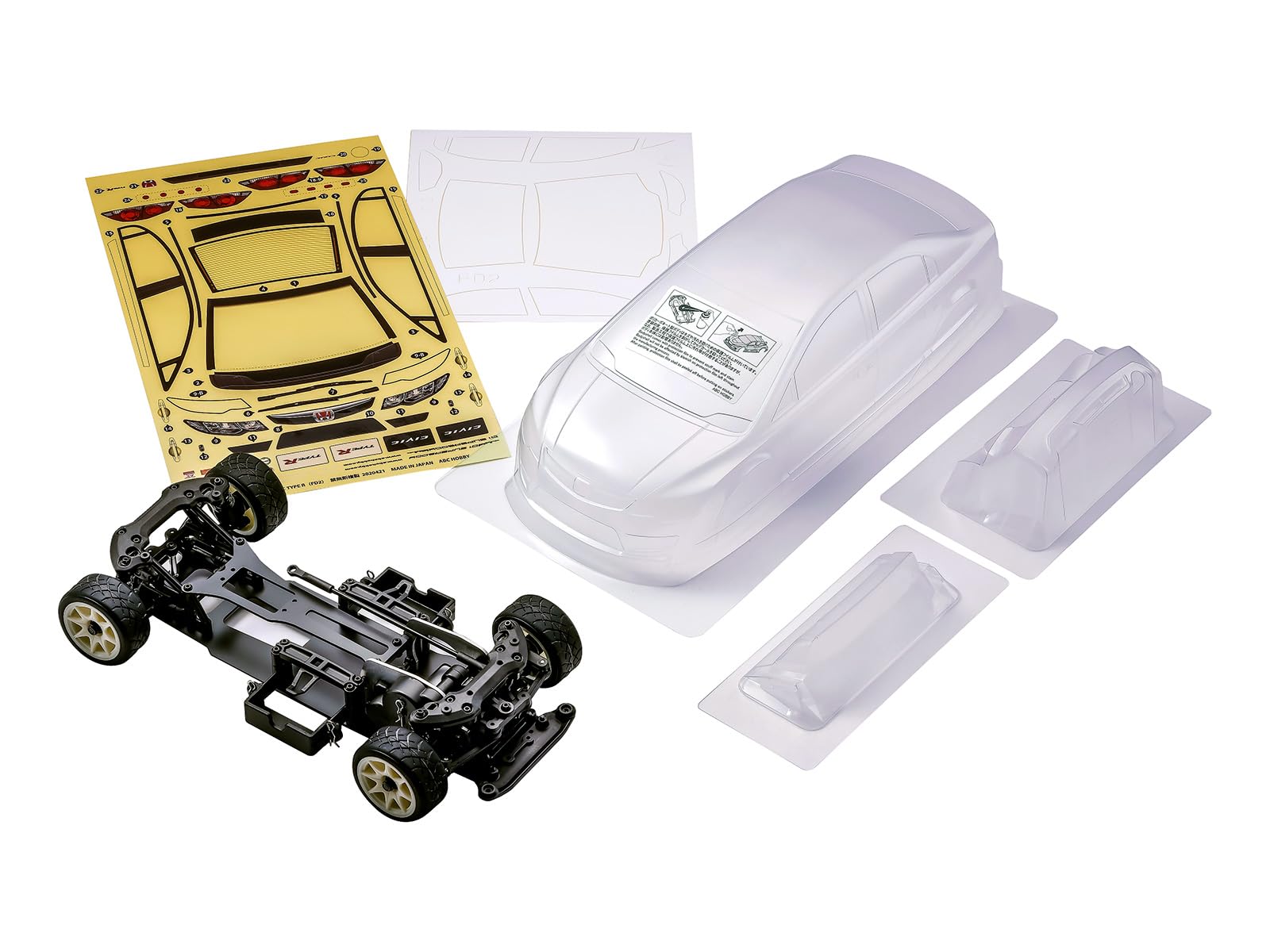 Amazon.co.jp: ABC HOBBY ガンベイドFF 225 シビック TYPE-R FD2 電動