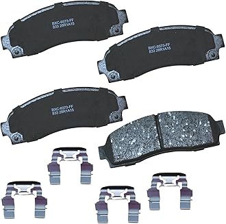 BendixPremium SBC833 Ceramic Front Brake Pads for Select Models Ford Explorer, Explorer Sport, Sport Trac, Ranger, Mazda B2300, B3000, B4000, Mercury Mountaineer