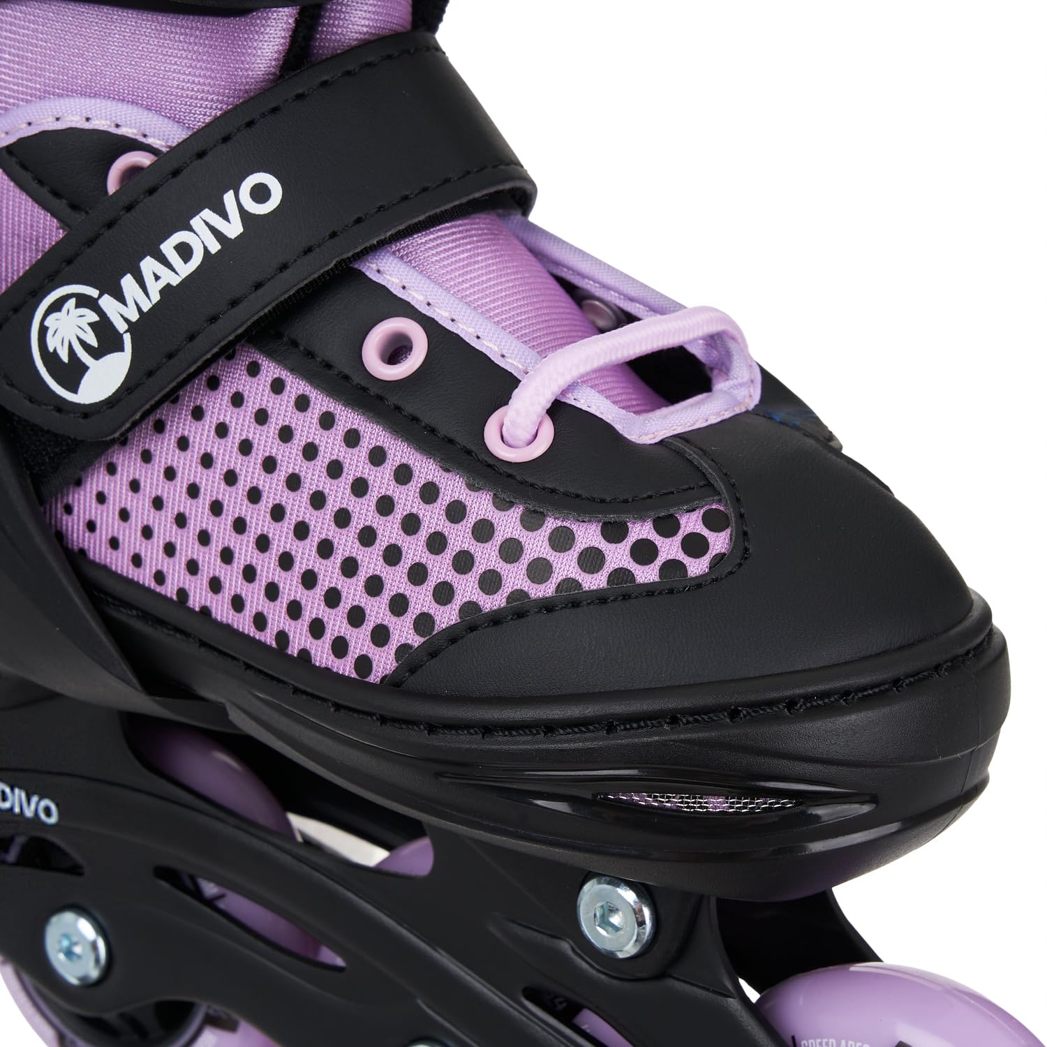 Madivo Horizon Pattini in linea regolabili | ABEC-5 cuscinetti a sfera | per donne – ragazze – bambini | Taglie: 30 – 33, 34 – 37, 38 – 41