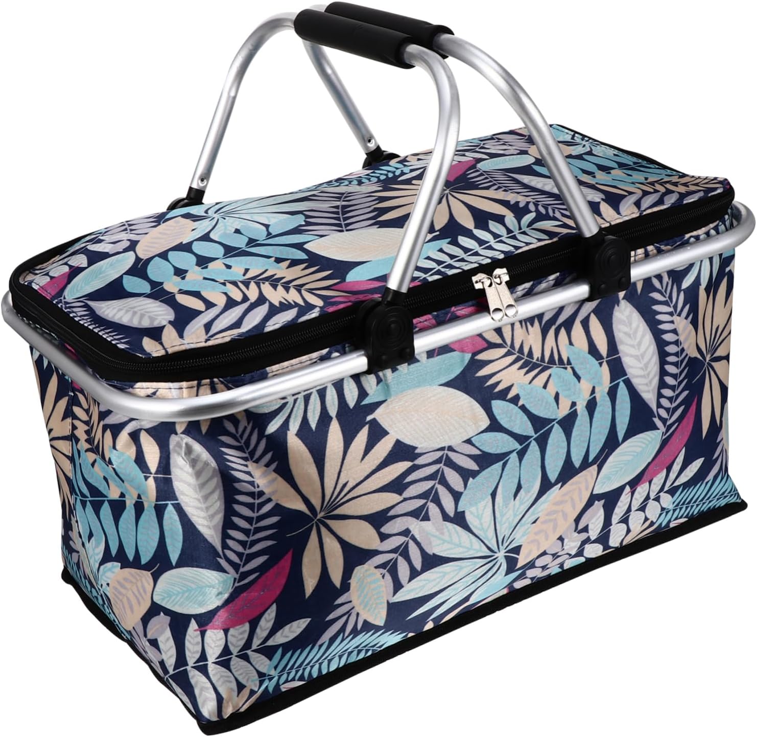 TIDTALEO 1pc Picnic Basket Lunch Cooler Bag Insulated