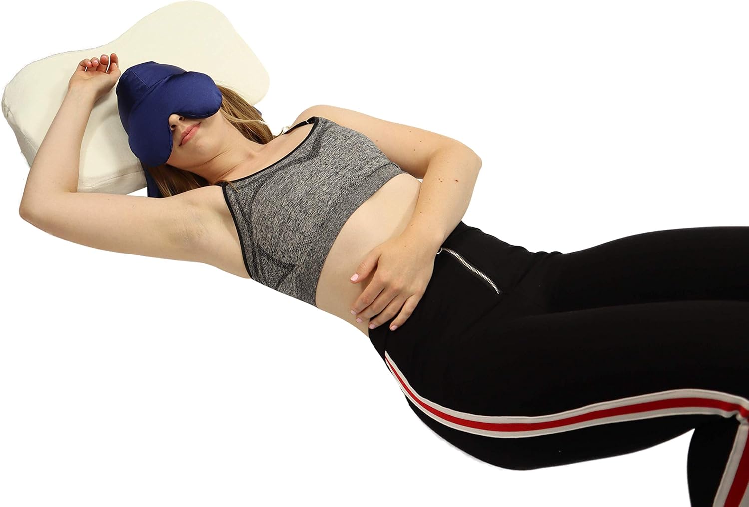 Up To 50% OFF Sinus Pressure & Migraine Headache Relief Cap and Eye Wrap - Deep Penetrating Herbal Ice hat for Hot or Cold Sinus Pain Relief