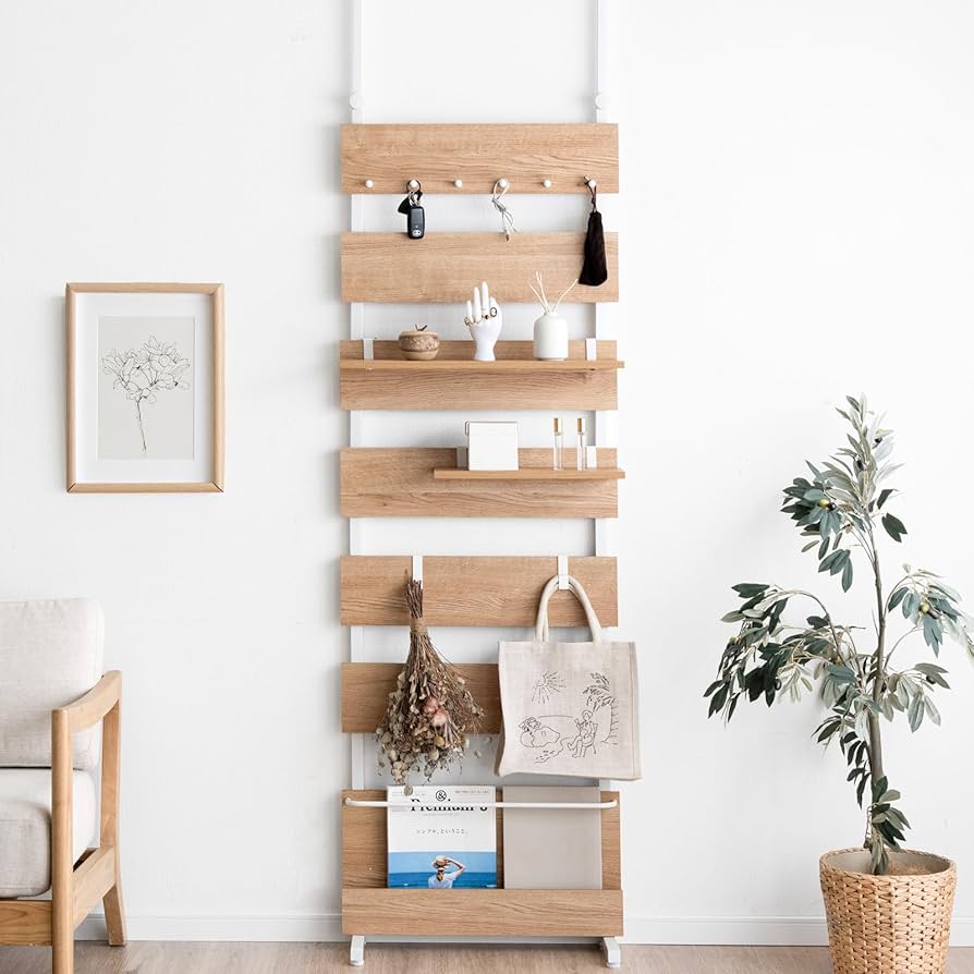 ★新品未使用 タンスのゲン 突っ張り棚 56800079 (89634) タンスのゲン ウォールラック つっぱり 幅80 壁面収納 突っ張り