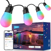 NEEWER 144ft Catena Luminosa Esterna, Controllo App Smart AI RGB IC W