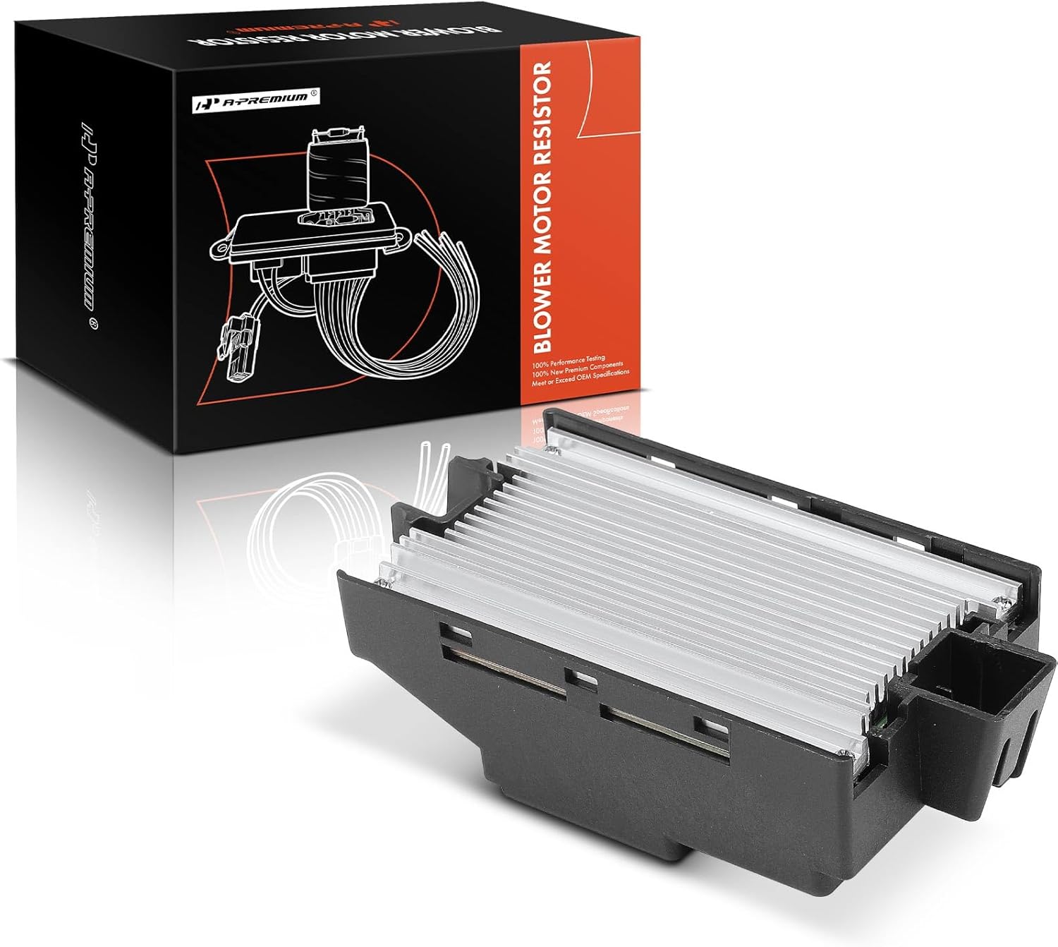 A-Premium Front HVAC Blower Motor Resistor Compatible with Chevrolet Cruze 2011-2015, Malibu 2013, Spark 2014-2015, Spark EV 2016 & Buick LaCrosse 2011-2014, Regal 2011-2014, Verano 2012-2015