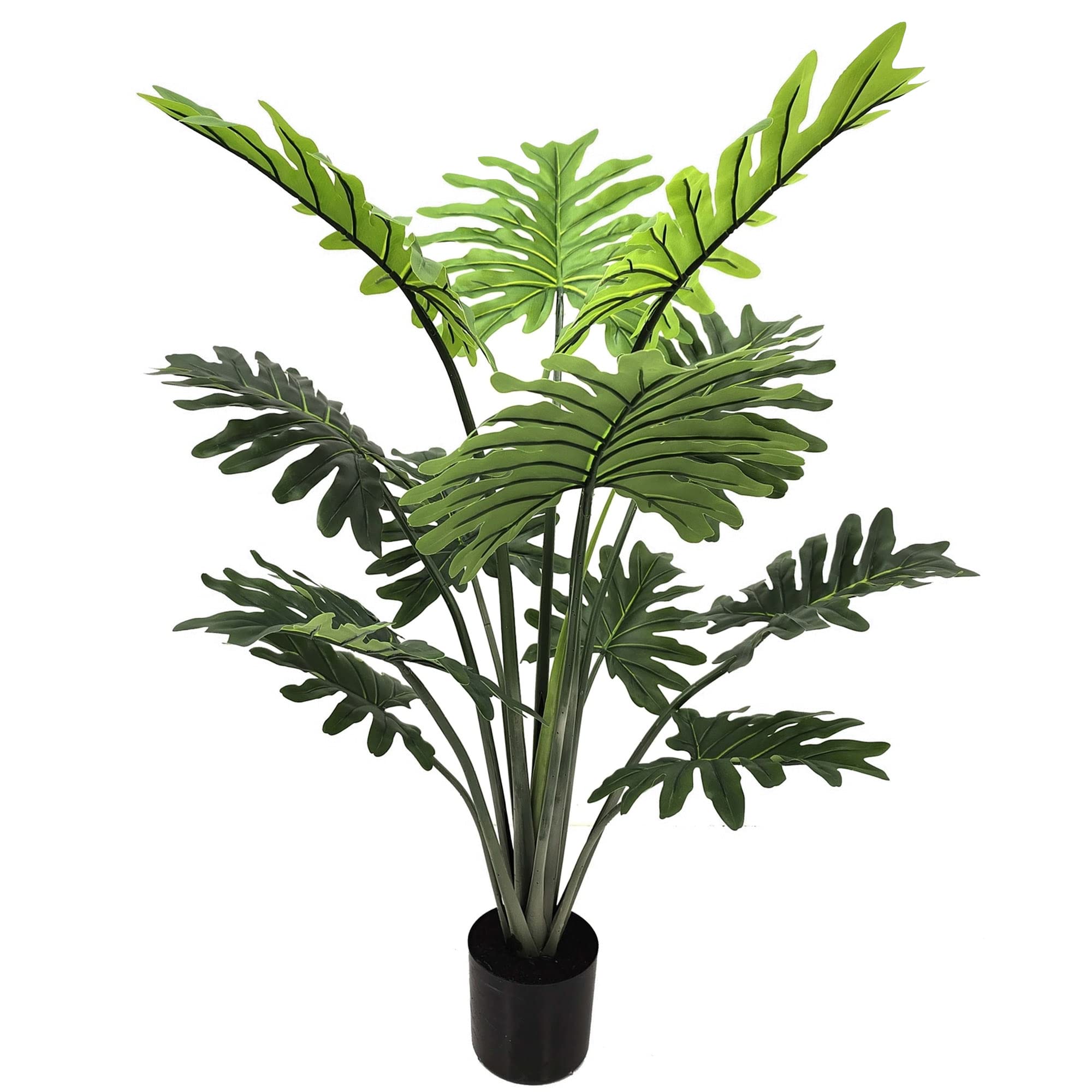 Larksilk 40" Lifelike Artificial Philo Selloum Plant in Pot | Premium Faux Greenery Perfect for Home & Office Decor | Durable & Maintenance-Free