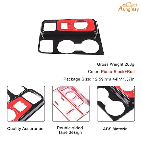 Vista 49 de Cubierta del panel de la caja de cambios de control central del automóvil, compatible con Ford Maverick 2022-2024, cubierta del panel de palanca