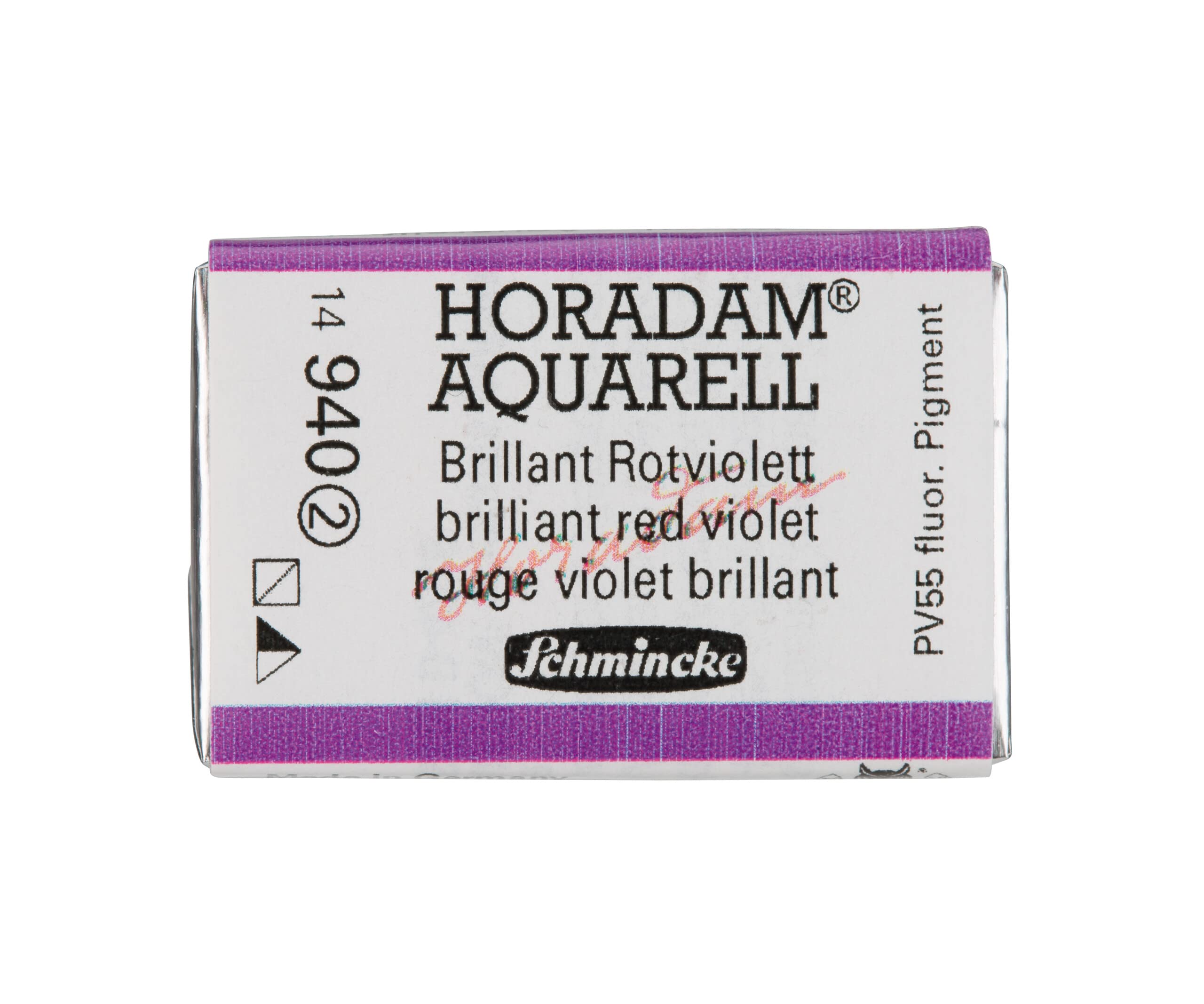 Schmincke - HORADAM® AQUARELL - acuarelas para artistas, 492 azul de Prusia, 14 492 044, 1/2 godet — view 103