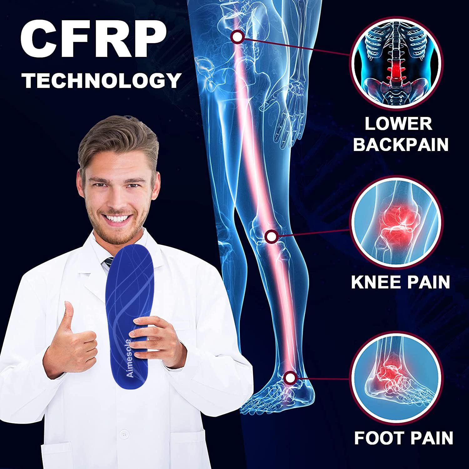 [Todo el día] Plantillas duraderas para fascitis plantar con soporte de arco para hombres y mujeres, plantillas ortopédicas de gel para correr para pronación de arco alto, metatarsalgia