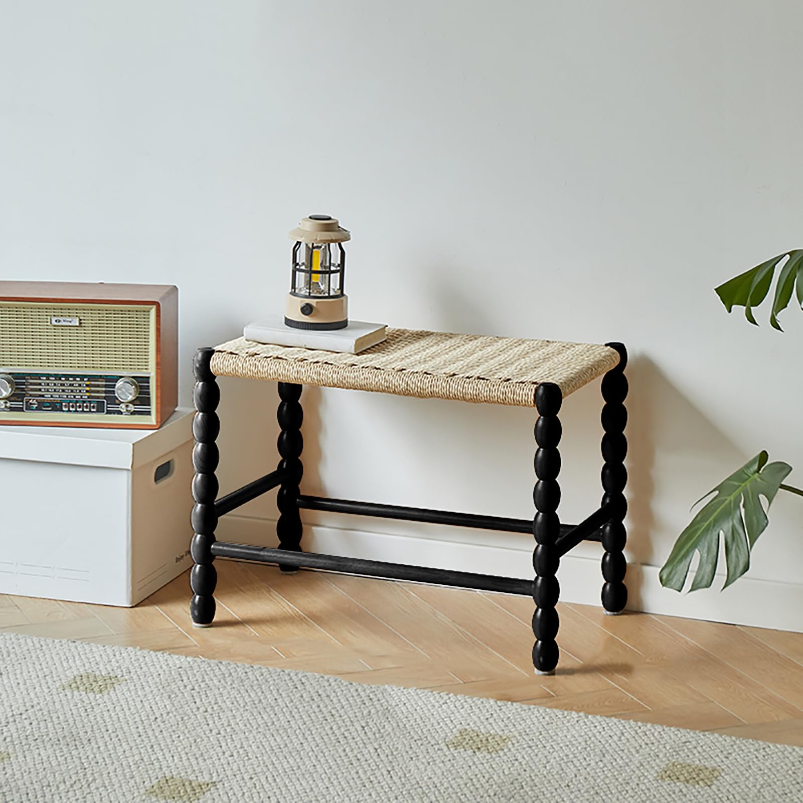 Banc à chaussures entrée bois massif pour sublimer votre salon