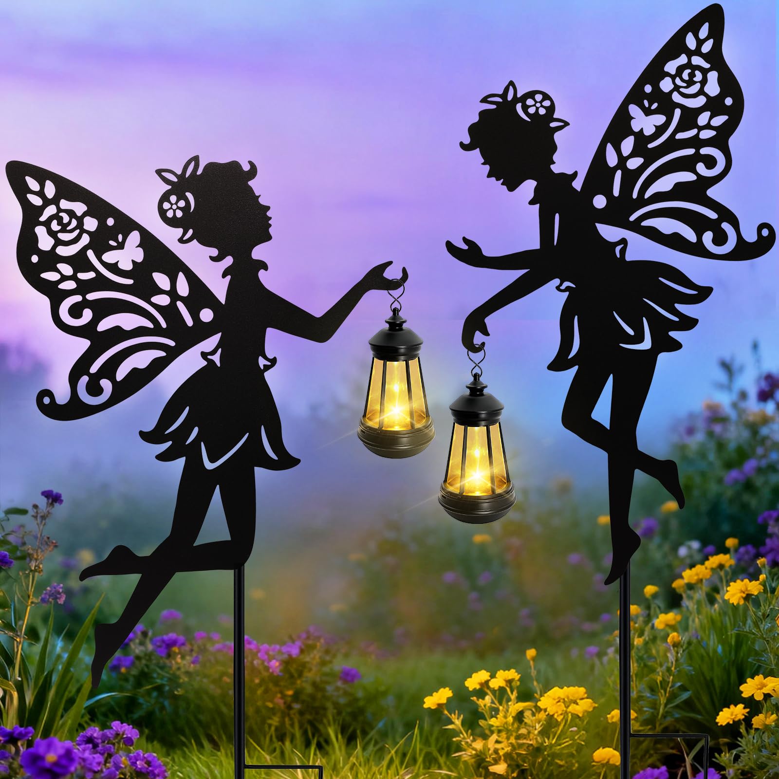 yulloyello Fairy Stake Solar Lanterns