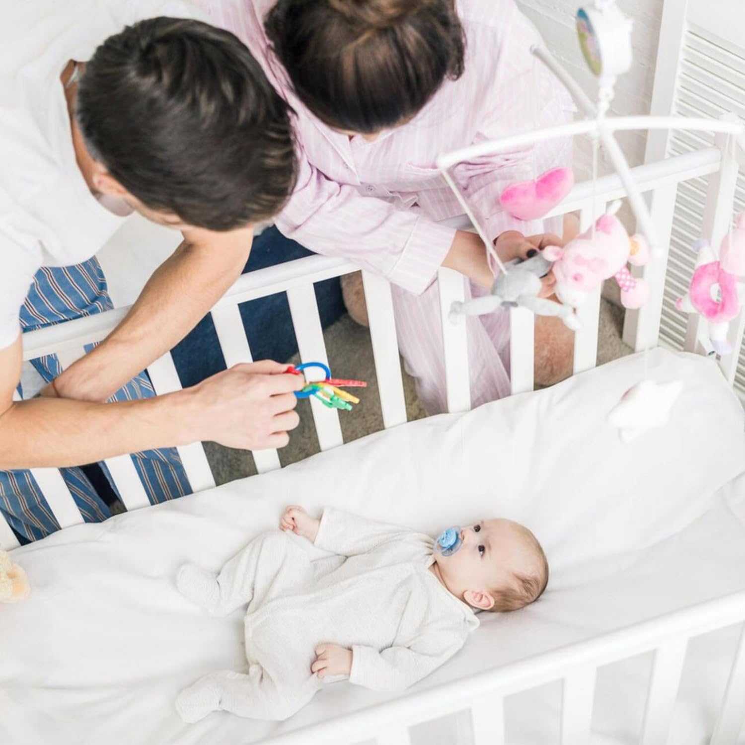 Lilly Belly - Sábanas para cuna Next to Me | Sábanas para cuna | Sábanas impermeables para cuna que se utilizan como protector de colchón | Productos esenciales para bebés recién nacidos - Sábana