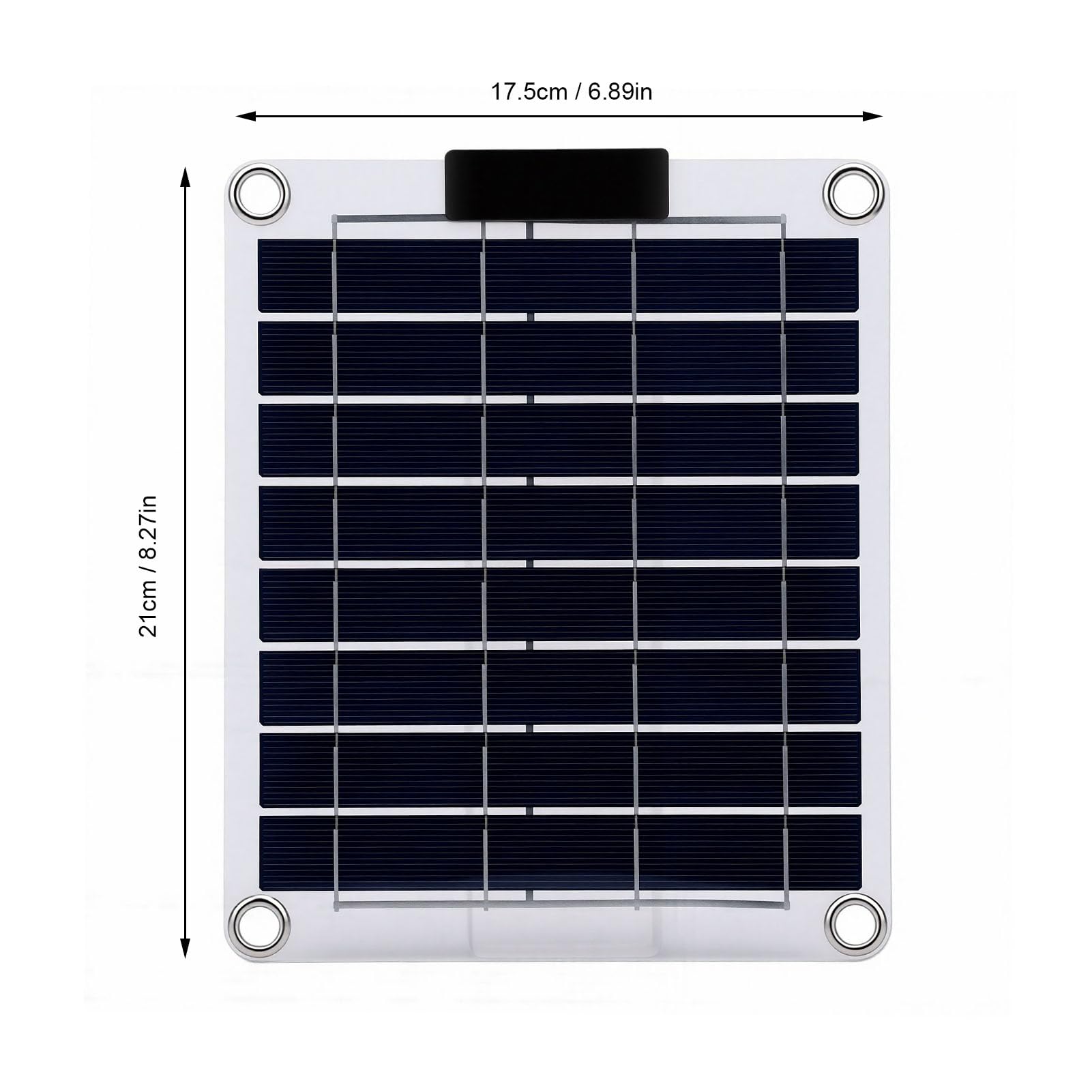 Pannello Solare Portatile da 30 W, Caricabatterie da Pannello Solare | Pannello Solare Bifacciale in Silicio Monocristallino da 30 W a Ricarica Rapida con 2 Porte di Tipo C per Campeggio, Viaggi
