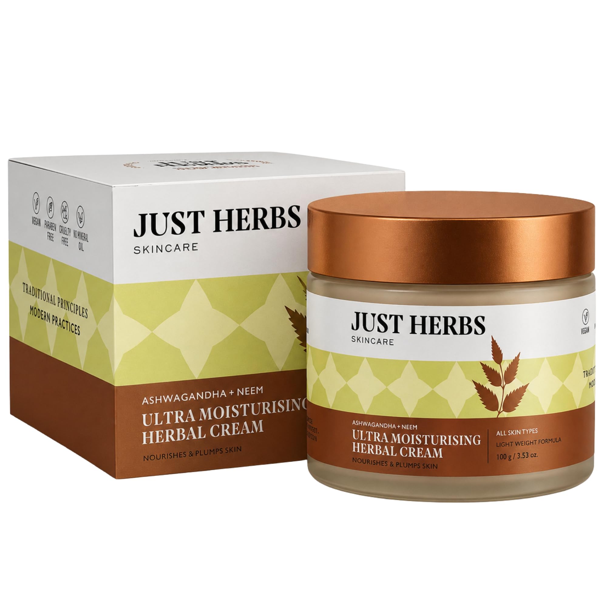 Just Herbs Organic Herbal Facial Massage Cream