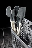 Vista 6 de All-Clad Especialidad silicona utensilios de cocina cepillo pastelería herramientas de cocina, cocina Hacks plata