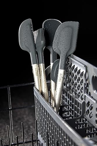 Miniatura 6 de All-Clad Especialidad silicona utensilios de cocina cepillo pastelería herramientas de cocina, cocina Hacks plata