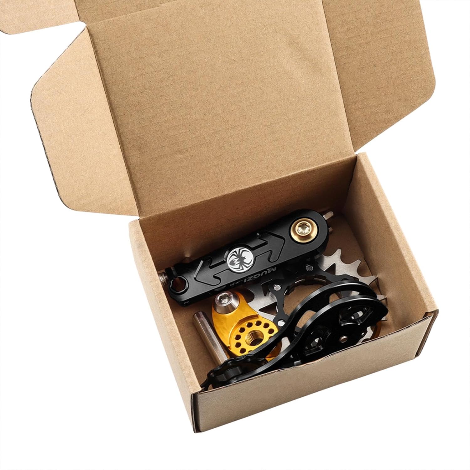 kowaku Mountain Bike Single Speed Conversion Kit with Wrench Repairing Bicycle Components Easy Installation Single Speed Cassette