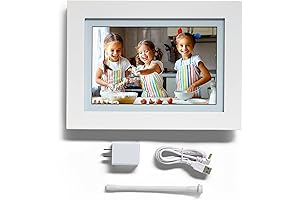 10-Inch Digital Frame: Share Photos Wirelessly via Email, App, Web