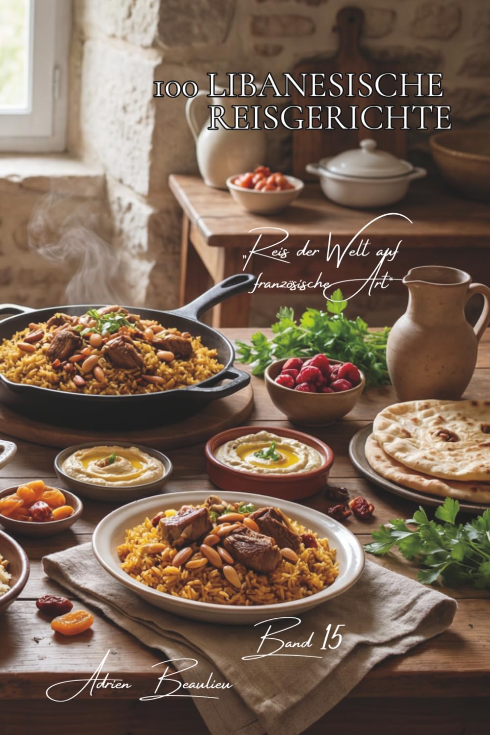 100 libanesische Reisgerichte: Orientalische Gewürze, Trockenfrüchte, die neu interpretierte Feinheit des Levante (Reis-Serie – Unterreihe „Reis der Welt auf französische Art“ (10 Bücher))