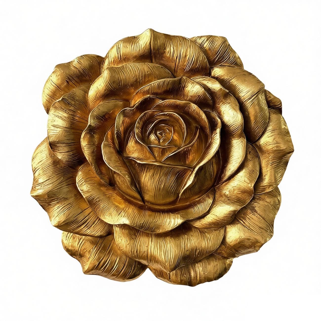HAUCOZE Décoration Murale Florale Sculpture Modern Arts Maison Statue 28cm