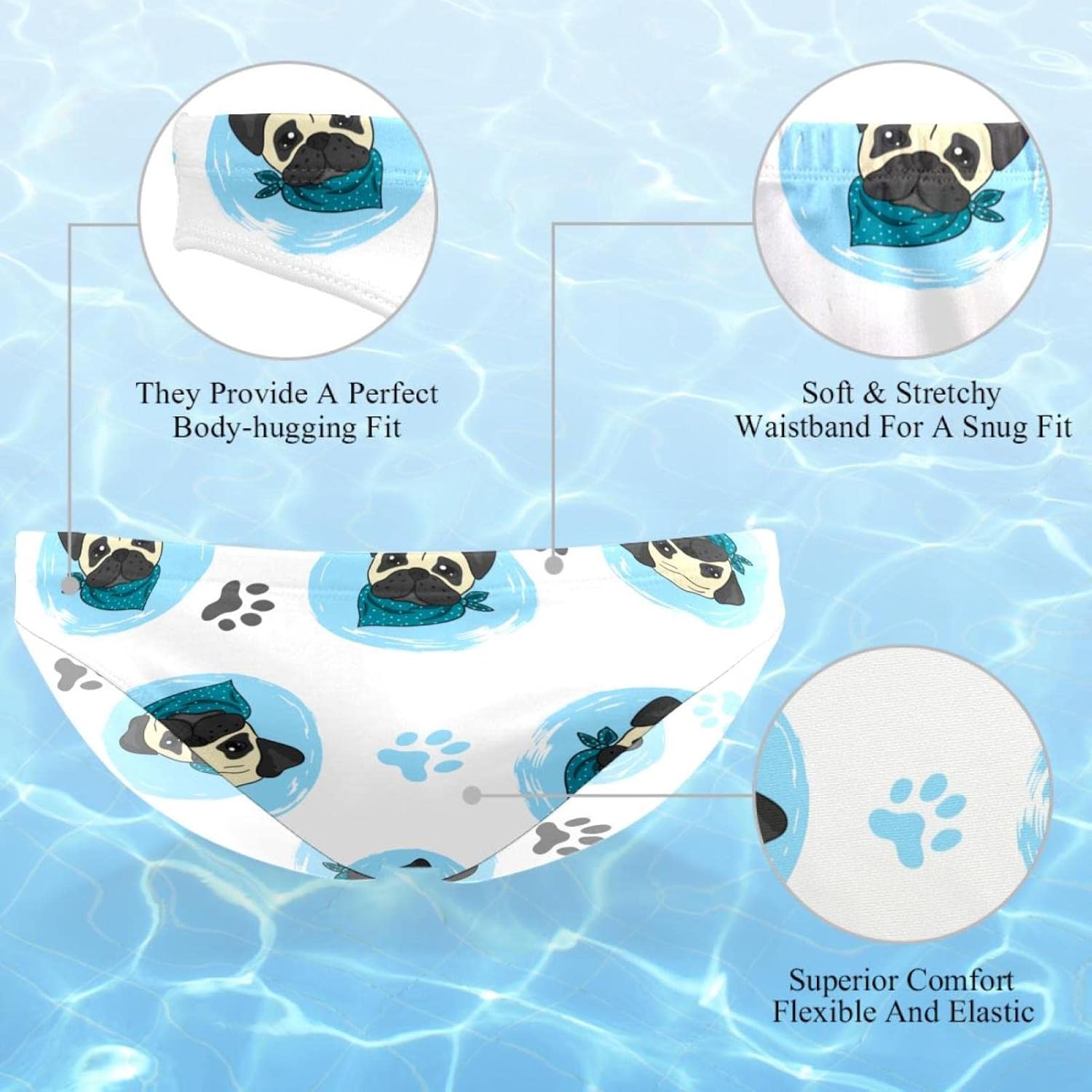 Short De Bain Imprimé Jammer Pour Homme,Famille De Hérisson Animaux Dessin Animé