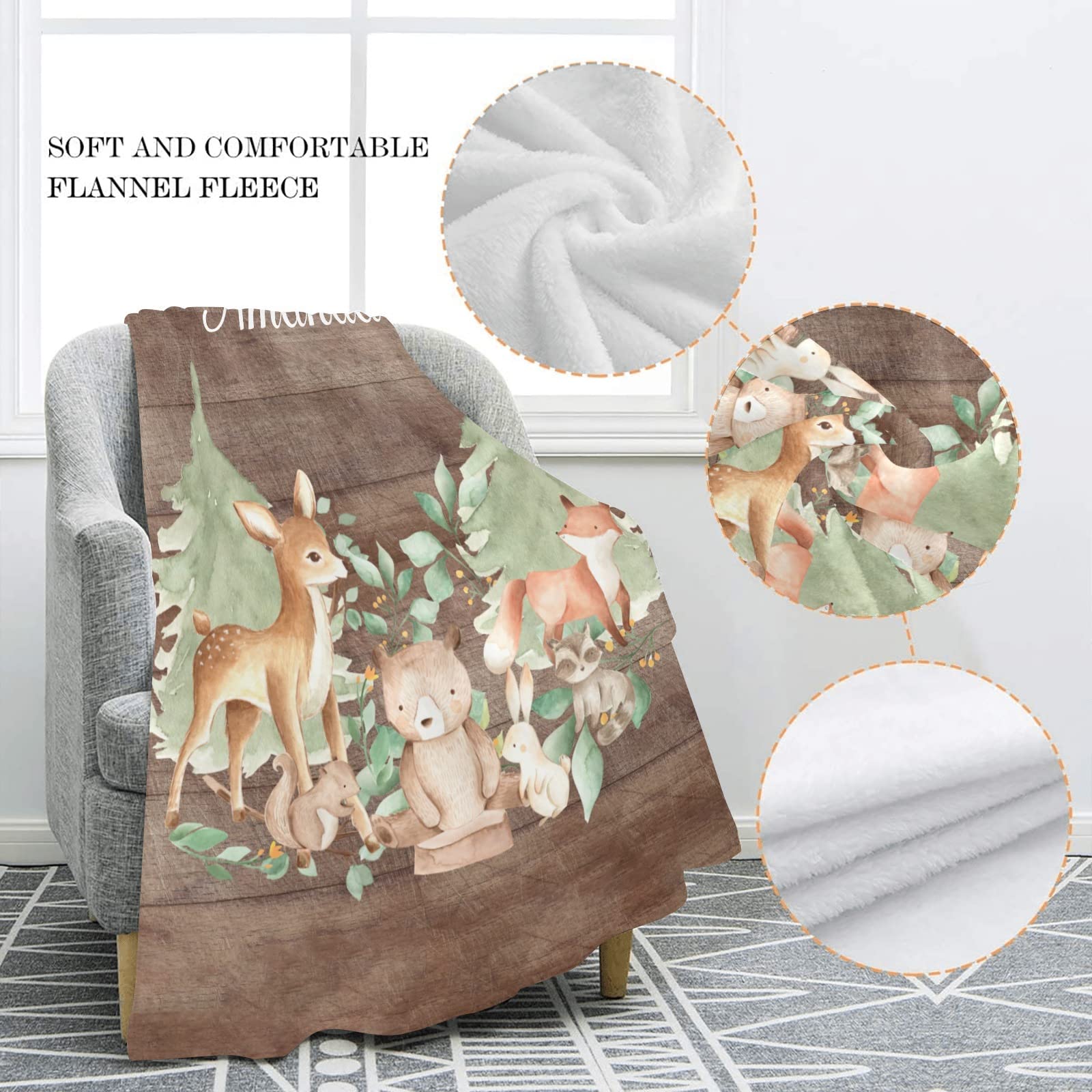 Personalized Baby Blanket With Name - Soft Fleece Blanket For Newborns & Kids (30" X 40") - View #8