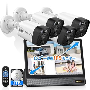 Amazon.co.jp: 【双方向通話・130°超広角・4K800万画素】 OOSSXX
