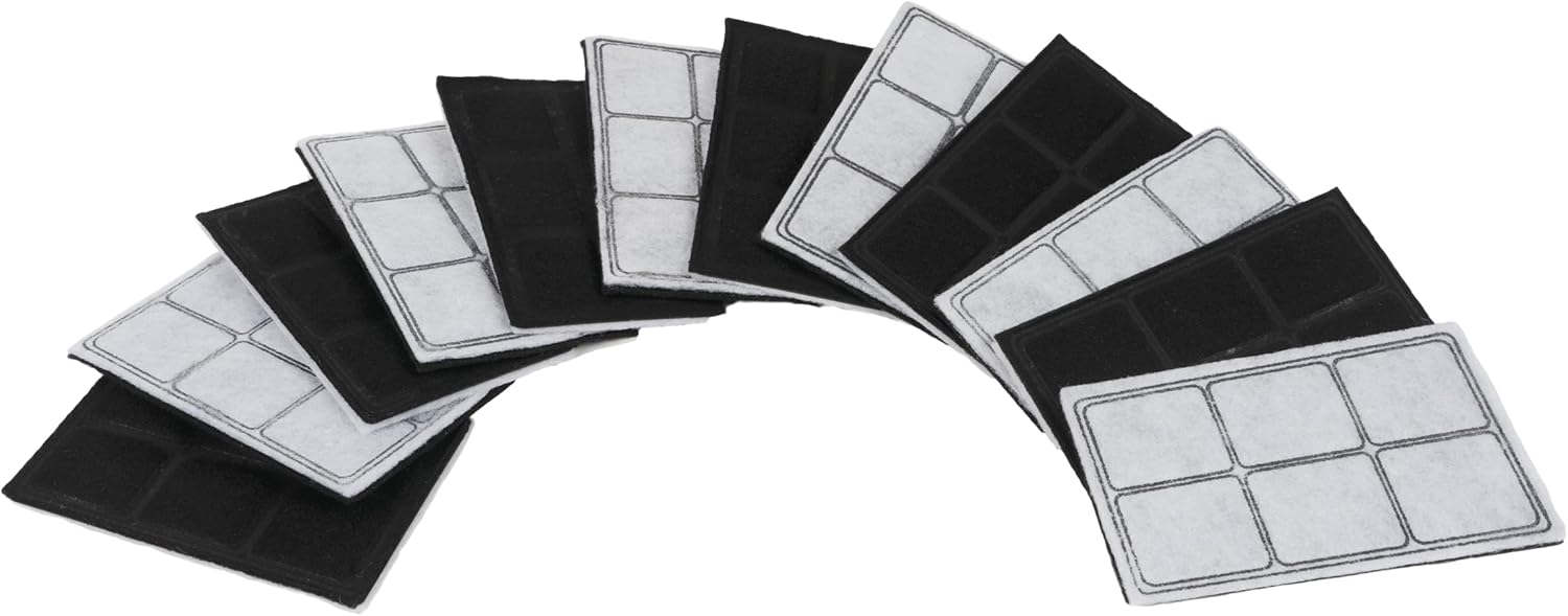 PetSafe Drinkwell Fountain Premium Activated Carbon Filters – Better Hydration Choice – Long-Lasting Purity – Odor-Free Drinking – Water Purification Filter – 12 Pack